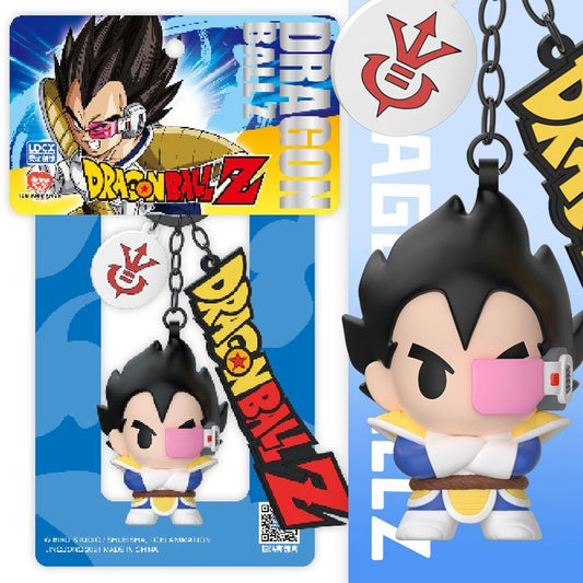 Dragon Ball Z Chibi Keychain Figures Set of 5 – Goku Vegeta Trunks Piccolo Buu PVC Anime Car Bag Charm
