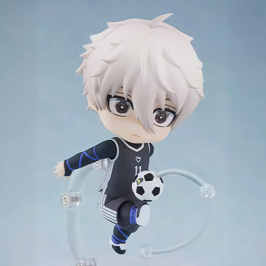 Blue Lock Nagi Seishiro Nendoroid Figure – Chibi Collectible Anime Figurine with Multiple Poses & Accessories