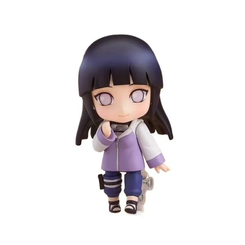 Nendoroid Hinata Hyuga | Naruto Shippuden Chibi Action Figure with Swappable Faces