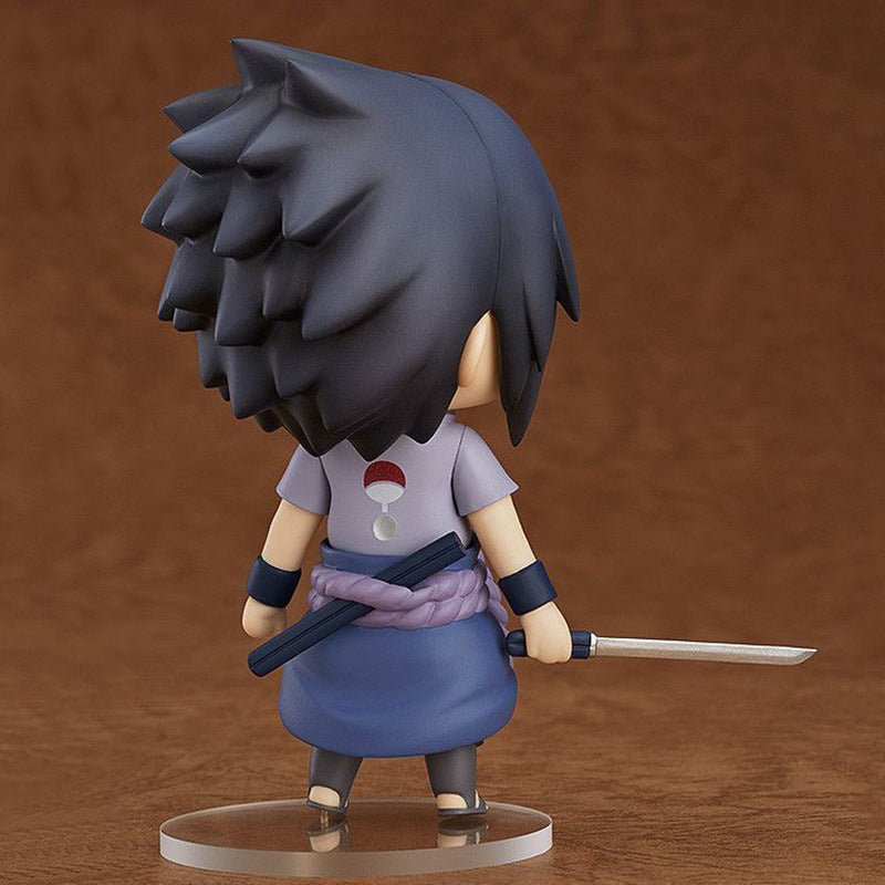 Naruto Shippuden Sasuke Uchiha Nendoroid Chibi Figure | Boxed Collectible Anime Statue