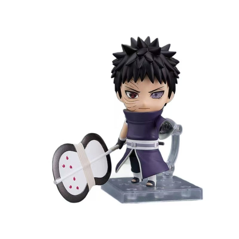 Naruto Shippuden Obito Uchiha Nendoroid Figure | Interchangeable Face Plates | Collectible Anime Action Figure with Box