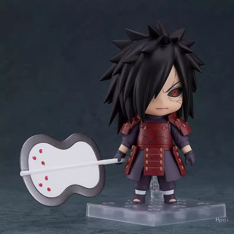Naruto Shippuden Madara Uchiha Nendoroid Action Figure – Interchangeable Face Plates & Weapons Set