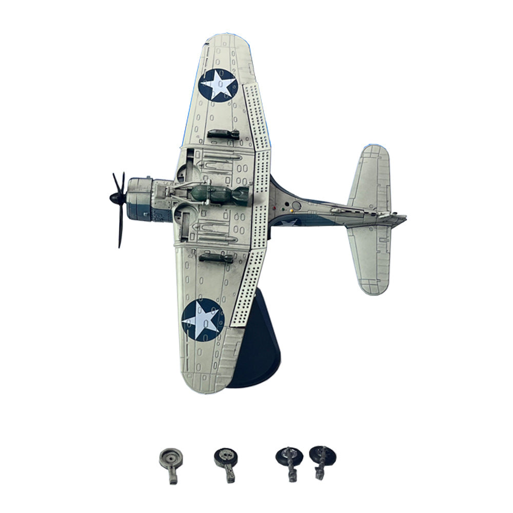 1/72 SBD Dauntless WWII Diecast Airplane Model