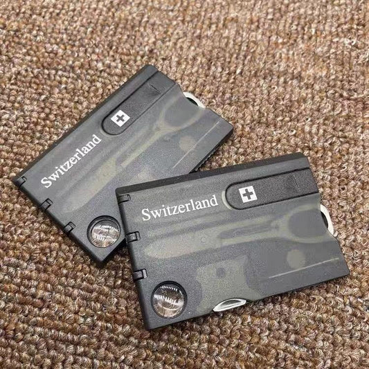 Swiss 10-in-1 Multifunction Tool Card