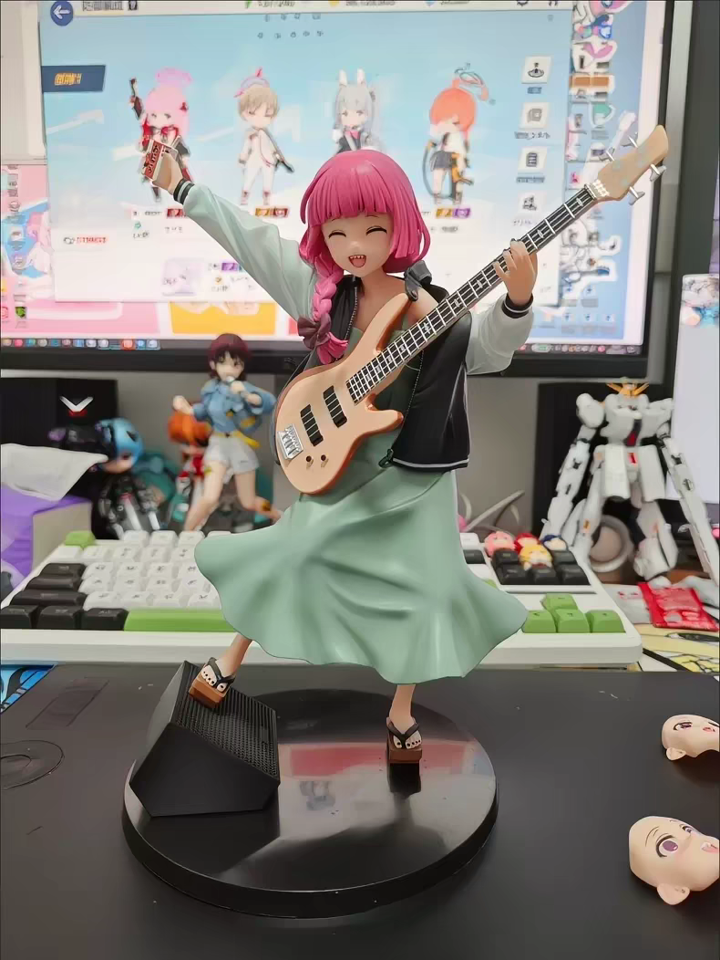 Bocchi the Rock Hiroi Kikuri 1/7 Scale GK Figure Bass Guitar Performance Pose Limited Edition