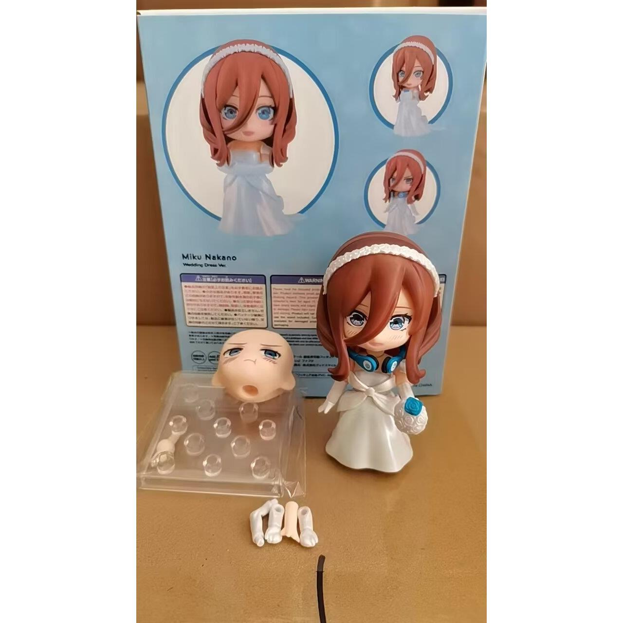 Good Smile Nendoroid 2374 Quintessential Quintuplets Miku Nakano Wedding Dress Ver Figure with Rose Bouquet