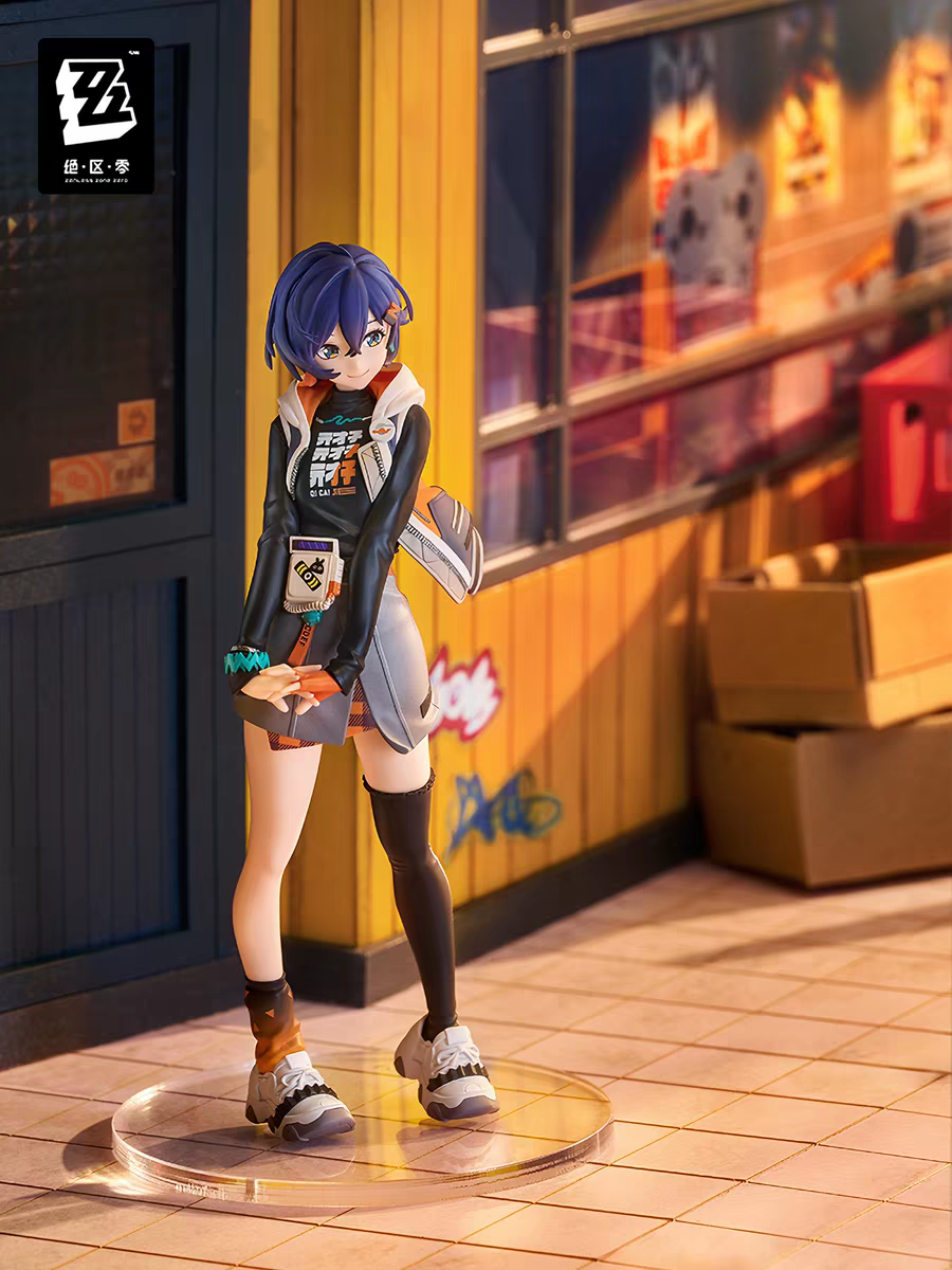 Zenless Zone Zero Official GSC POP UP PARADE SP Nicole Demara Figure miHoYo Licensed ZZZ Cunning Hares Leader Blue Hair Collectible Statue