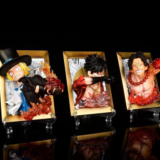 One Piece Sabo Ace Luffy Brothers Photo Frame