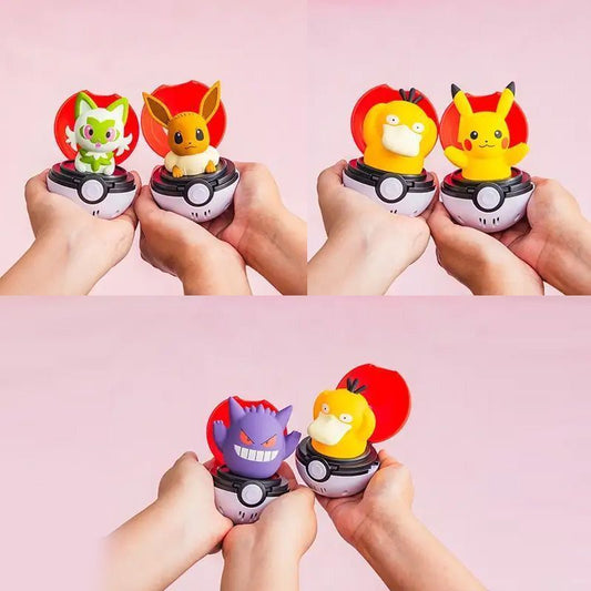 TOMY Pokemon Sprigatito Press & Pop Figure