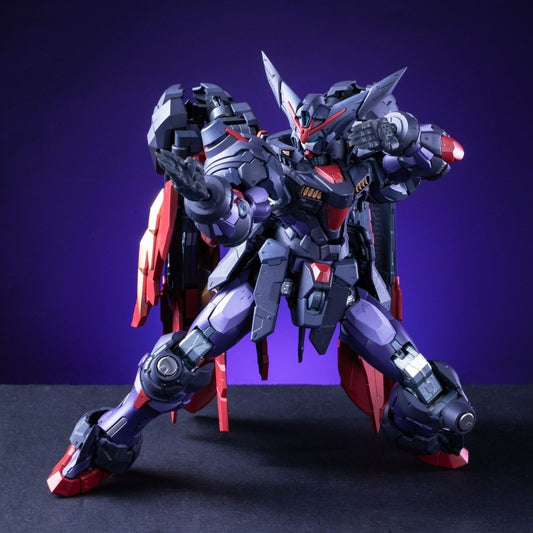 Burning Soul BS01 Grandmaster in dynamic mid-air martial arts combat pose
