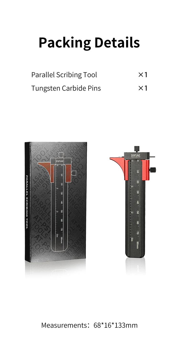 DSOUAE AT-PST Parallel Line Scribe - Precise & Effortless! - ToyWith