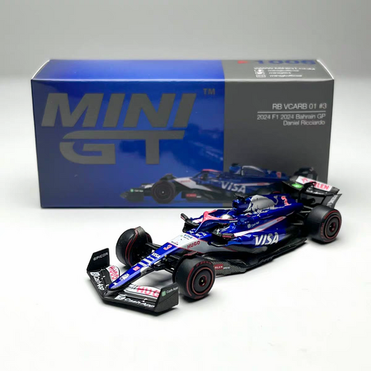 MINIGT Daniel Ricciardo 2024 F1 Bahrain GP Alloy Model