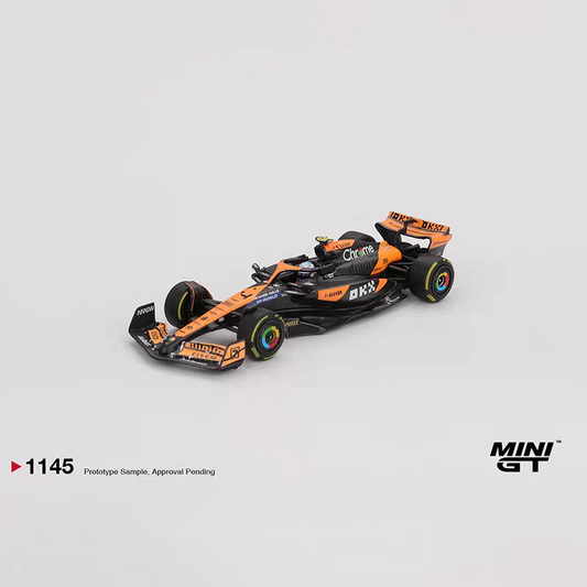Mini GT McLaren MCL38 #4 Lando Norris F1 Car Model