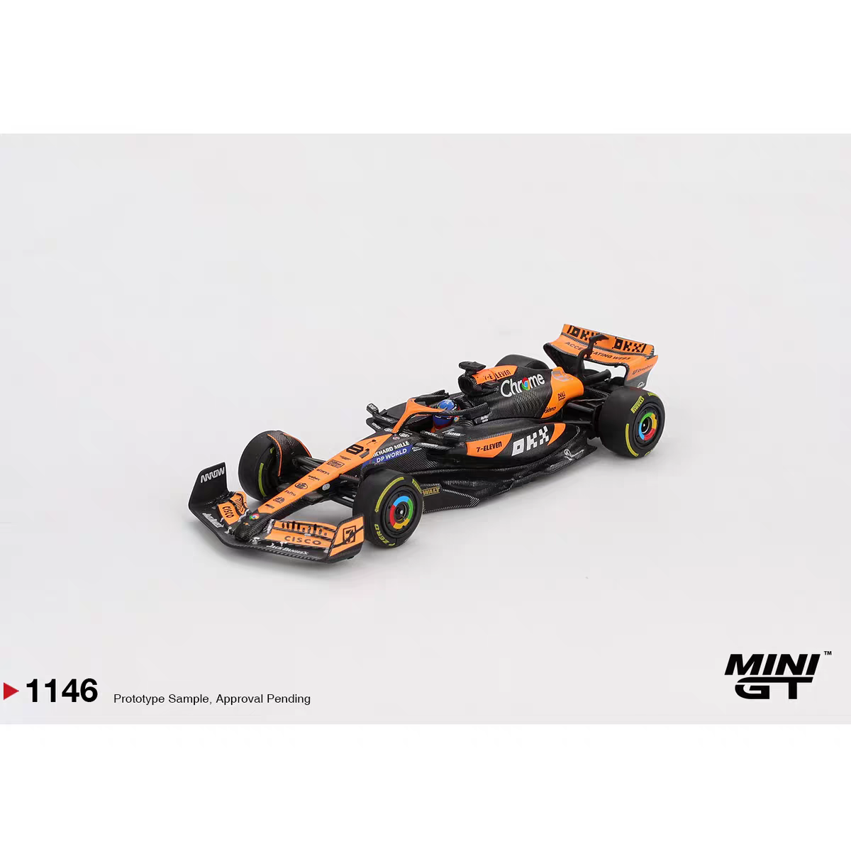 MINIGT McLaren MCL38 #81 Oscar Piastri 1:64 Alloy Car Model