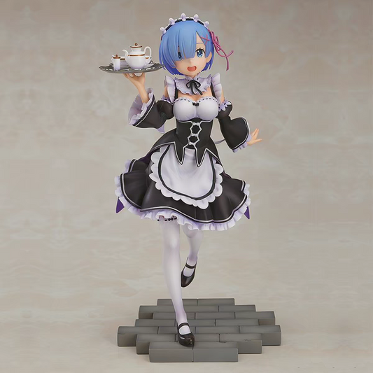 Re:Zero Rem Maid Tea Tray Figure