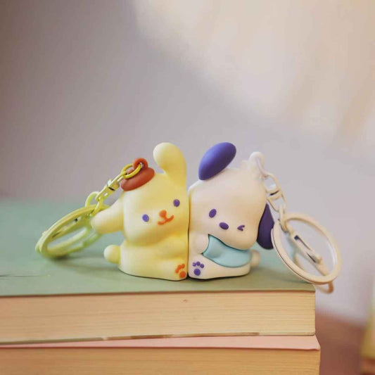 Cinnamoroll magnetic keychain cute plush couple gift Sanrio
