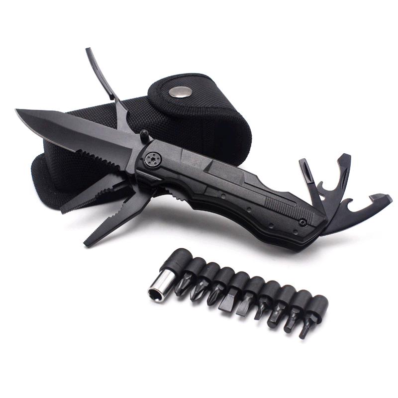 Portable Folding Multi-Tool Pliers Knife Outdoor Survival Kit