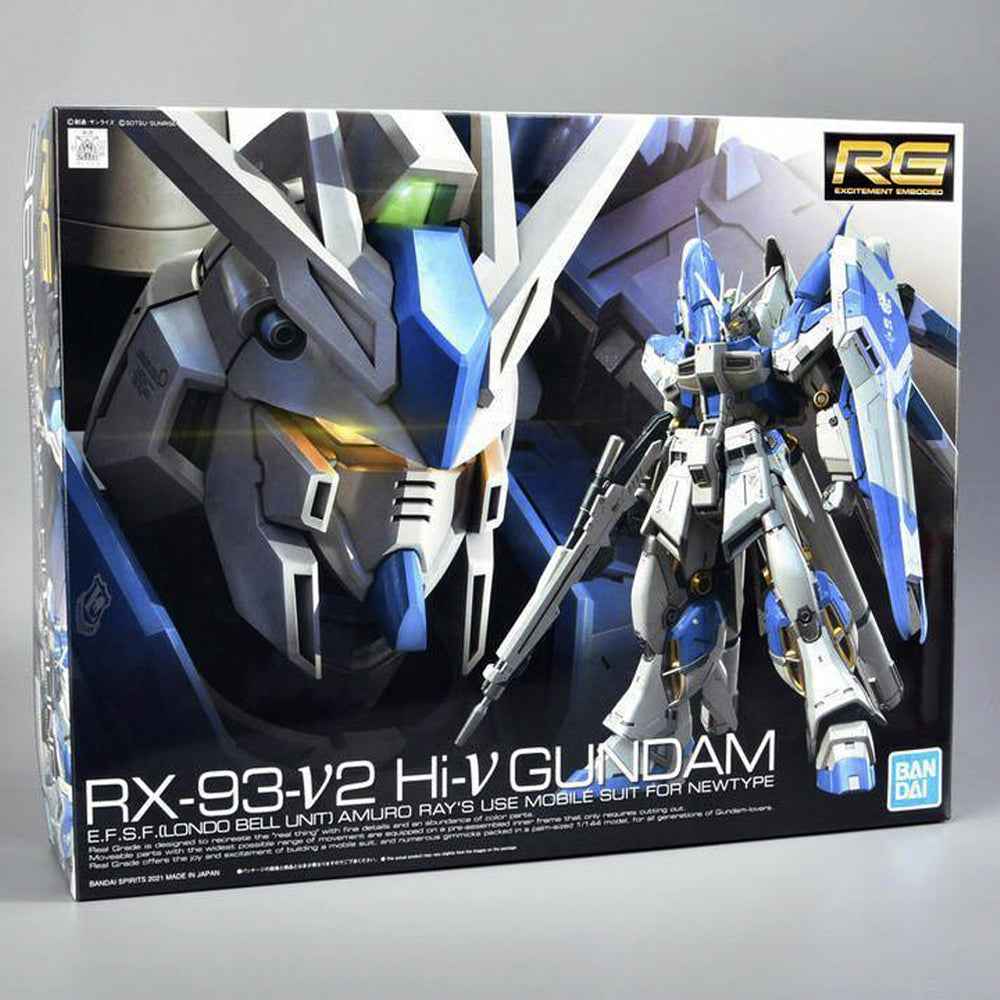 BANDAI RG 1/144 Hi-Nu Gundam model kit collectors builders