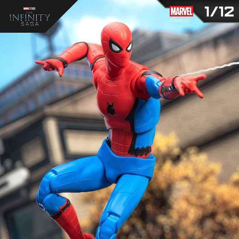 FondJoy 1/12 Marvel Battle Suit classic red blue action figure model
