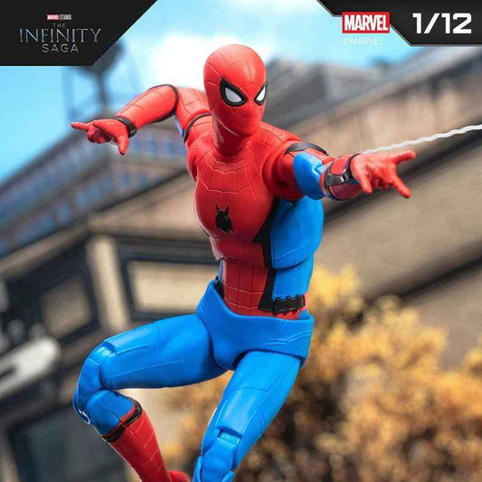 FondJoy 1/12 Marvel Battle Suit classic red blue action figure model