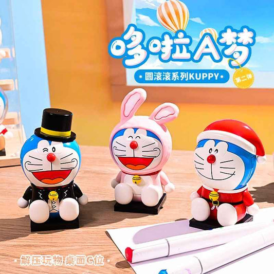 Doraemon building blocks cute round robot cat toy