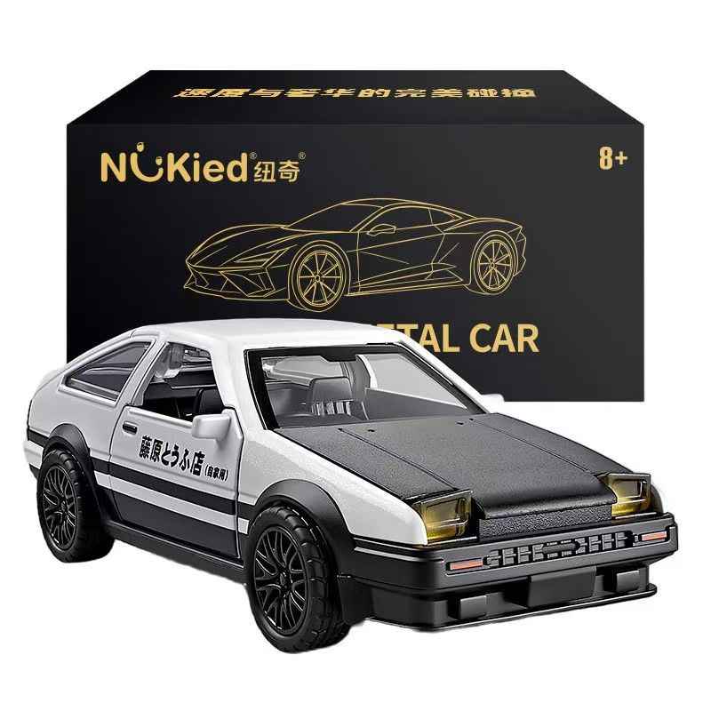 Nukied AE86 Initial D diecast Fujiwara Tofu Shop wind-up drift collectible