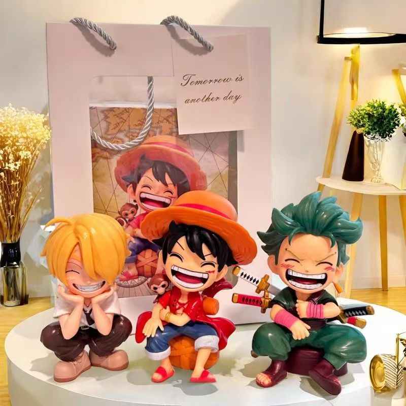 One Piece Zoro and Luffy premium figurine set gift