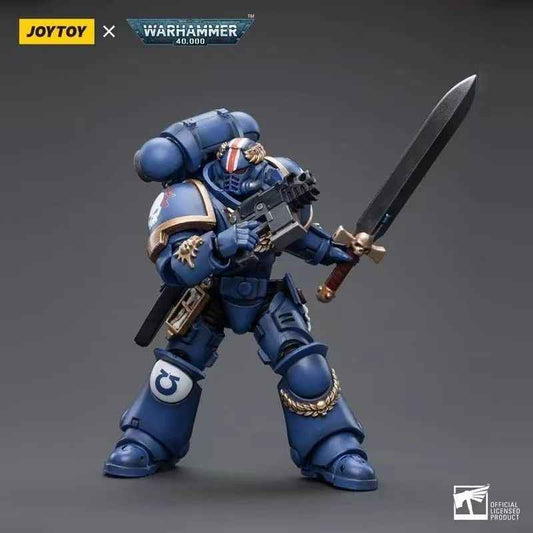 JOYTOY Warhammer 40K Ultramarines Intercessor 12cm action figure Space Marine collectible
