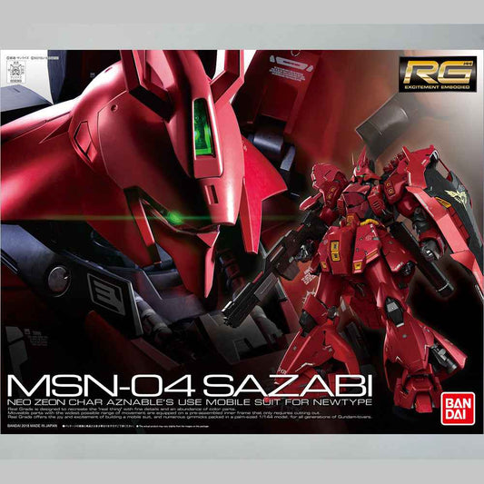 BANDAI RG 1/144 Sazabi Model Kit