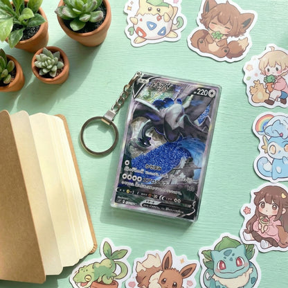 Pokemon Lugia Quicksand Keychain Figurine – Flowing Sand Art Collectible Charm