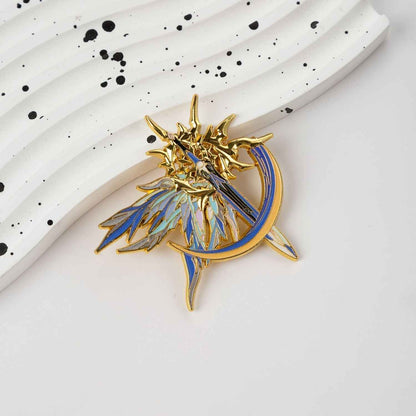 Bungie's White Evil Peripheral Badge: Morning Savior Metal Brooch