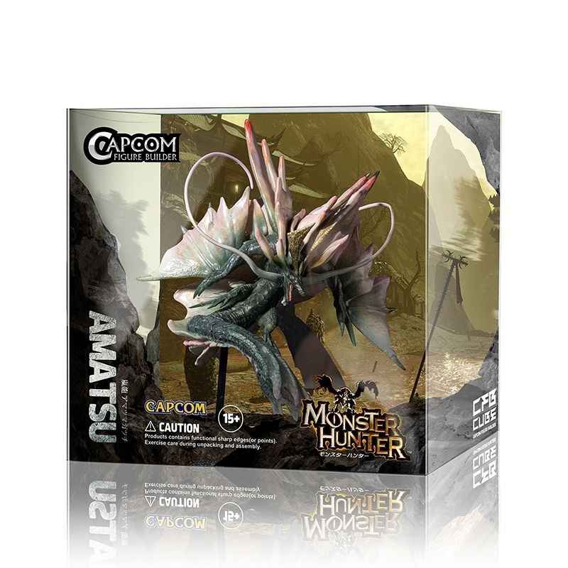 CAPCOM Monster Hunter CUBE Amatsu &amp; Malzeno Figures: High-Value Collectibles for Fans &amp; Decor Enthusiasts!