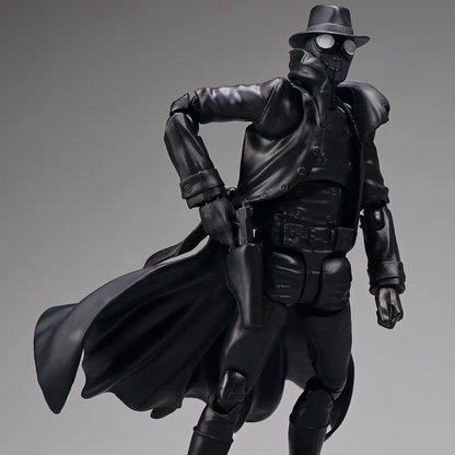 Spider-Man Noir Articulated Action Figure – Into the Spider-Verse | SY-Action KO Ver. | Full Accessories Set with Display Stand