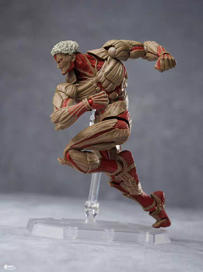 Attack on Titan Armored Titan Articulated Action Figure – KO Revoltech Yamaguchi Style Poseable Collectible Model Toy