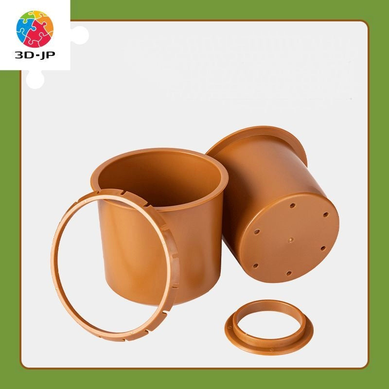 3D Puzzle Mouse Reading Club Flower Pot