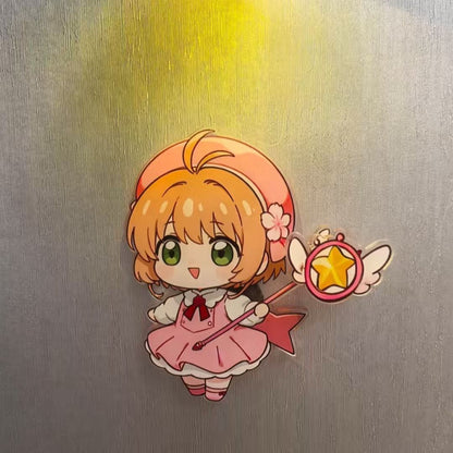 Cardcaptor Sakura Spinning Fridge Magnet Set