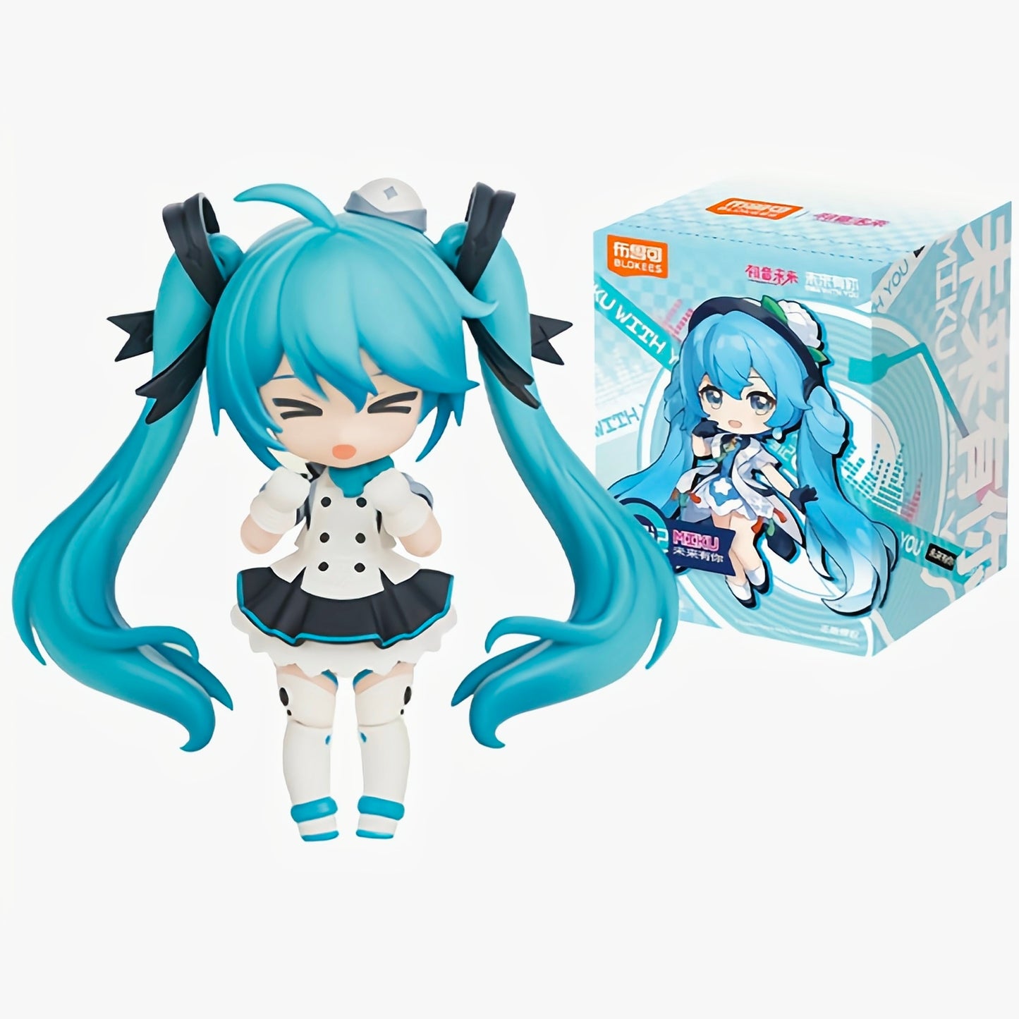 BLOKEES Hatsune Miku "Miku With You" Blind Box Collectible Figure – Mystery Chibi Doll