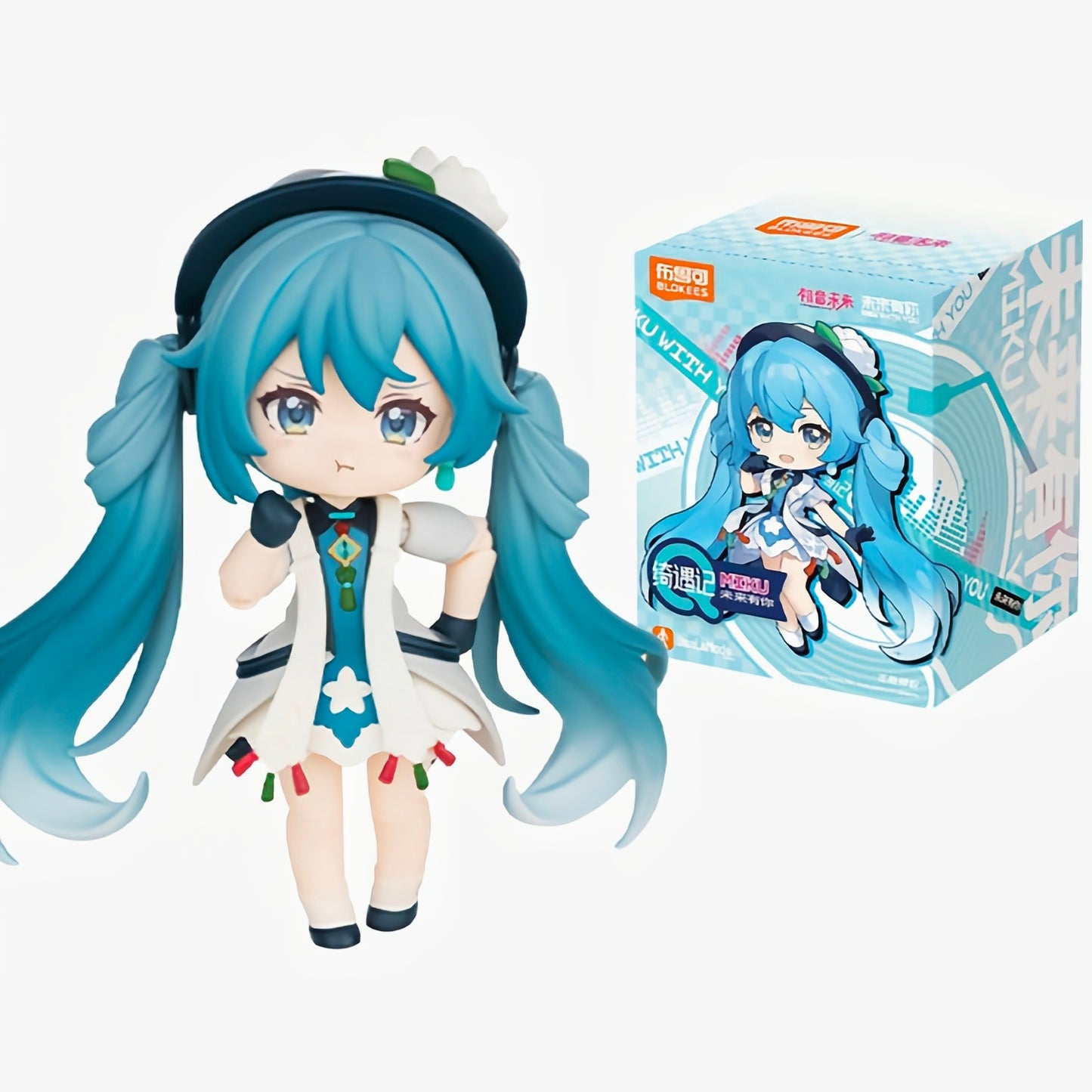 BLOKEES Hatsune Miku "Miku With You" Blind Box Collectible Figure – Mystery Chibi Doll