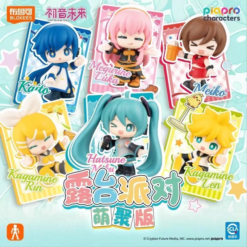 Blokees Hatsune Miku Chibi Collectible Figure Series 1 – Stage Party (Blind Box, 6 Characters)