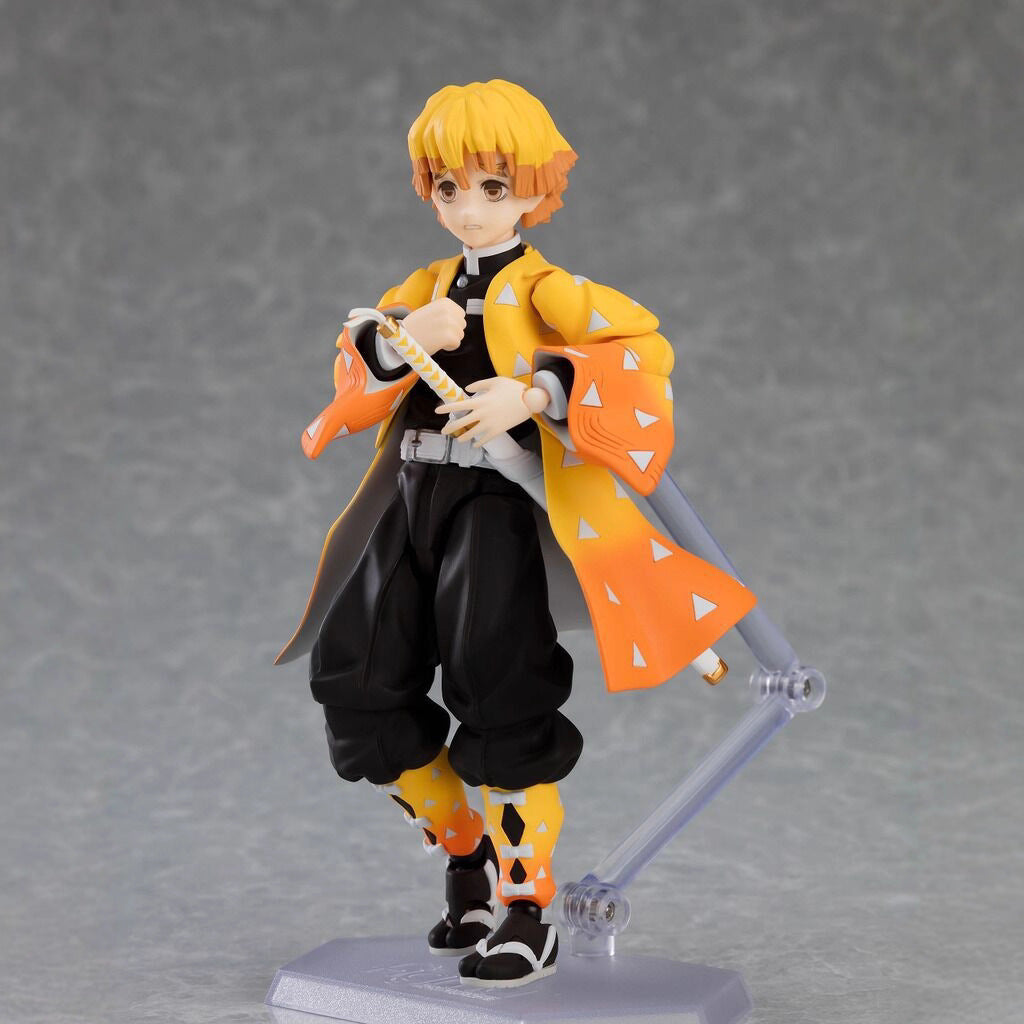 Demon Slayer Zenitsu Agatsuma Articulated Action Figure – Poseable Anime Collectible with Accessories