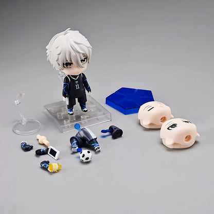 Blue Lock Nagi Seishiro Nendoroid Figure – Chibi Collectible Anime Figurine with Multiple Poses & Accessories