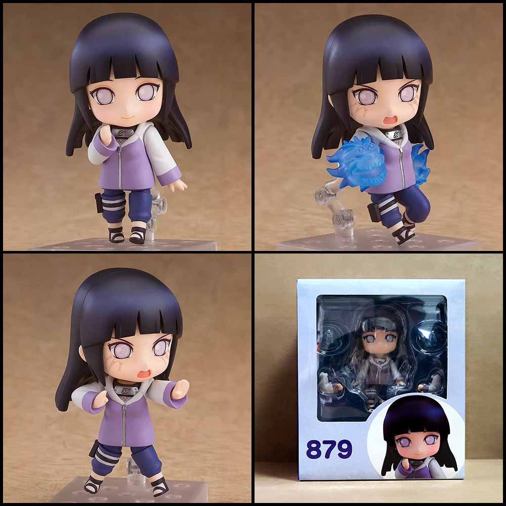 Nendoroid Hinata Hyuga | Naruto Shippuden Chibi Action Figure with Swappable Faces