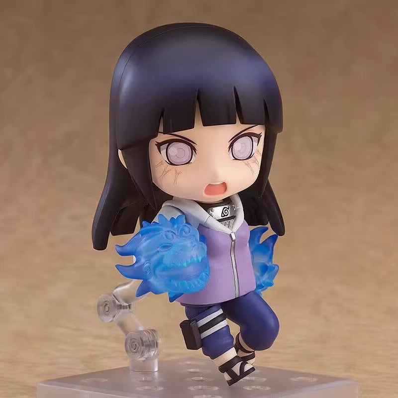 Nendoroid Hinata Hyuga | Naruto Shippuden Chibi Action Figure with Swappable Faces