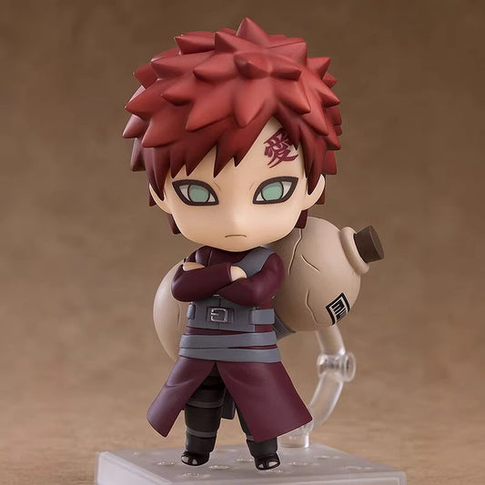 Naruto Shippuden Gaara Nendoroid Action Figure – Interchangeable Face Plates & Sand Armor Display Set