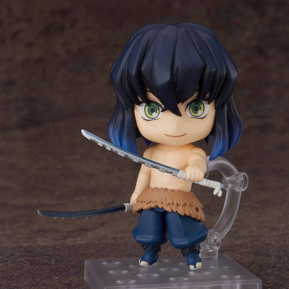Nendoroid Demon Slayer: Kimetsu no Yaiba – Inosuke Hashibira Beast Breathing Ver. | Swappable Face Plates Articulated Chibi Figure