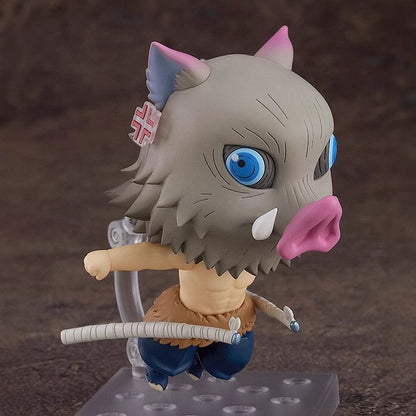 Nendoroid Demon Slayer: Kimetsu no Yaiba – Inosuke Hashibira Beast Breathing Ver. | Swappable Face Plates Articulated Chibi Figure