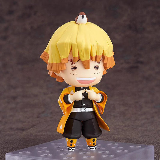 Demon Slayer Zenitsu Agatsuma Nendoroid Figure | Swappable Face Poseable Anime Collectible