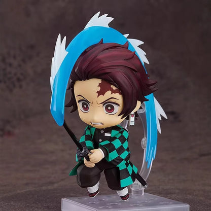 Demon Slayer Tanjiro Kamado Nendoroid Q-Version Chibi Action Figure – Interchangeable Face Plates, Poseable, Boxed Collectible