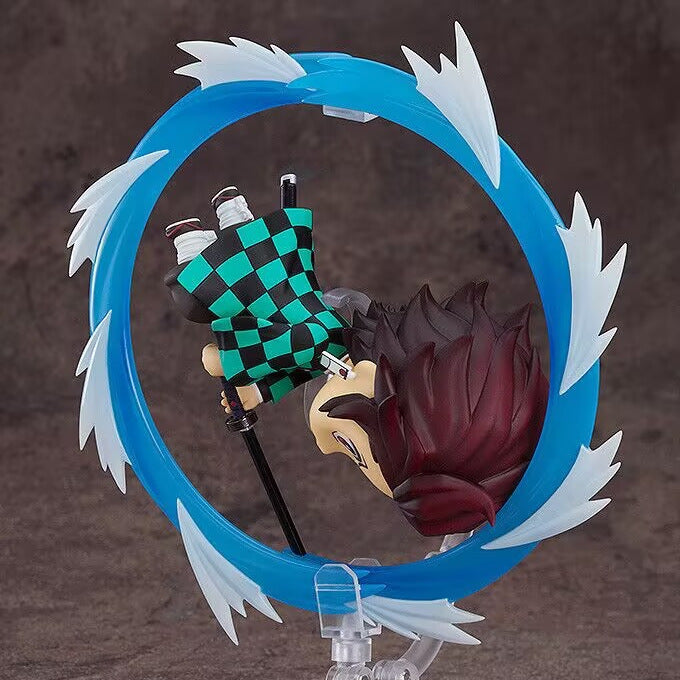 Demon Slayer Tanjiro Kamado Nendoroid Q-Version Chibi Action Figure – Interchangeable Face Plates, Poseable, Boxed Collectible