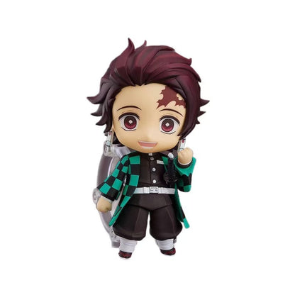 Demon Slayer Tanjiro Kamado Nendoroid Q-Version Chibi Action Figure – Interchangeable Face Plates, Poseable, Boxed Collectible